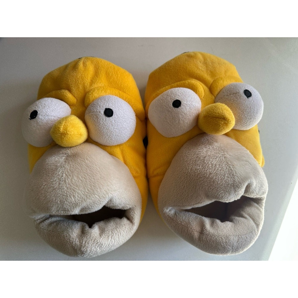 VN 2008 The Simpsons Homer Simpson Plush Slippers - Adult Medium 9-10